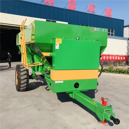 8方大型撒肥車 液壓撒糞機 農(nóng)家肥揚糞車