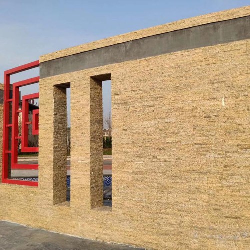 美麗鄉(xiāng)村虎皮黃文化石 外墻磚 文化磚廠(chǎng)家直銷(xiāo)