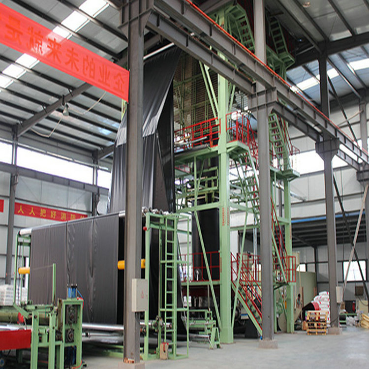 泰安畜牧業(yè)沼液池毛面HDPE土工膜 hdpe土工膜報價 0.5mm土工膜幅寬6米