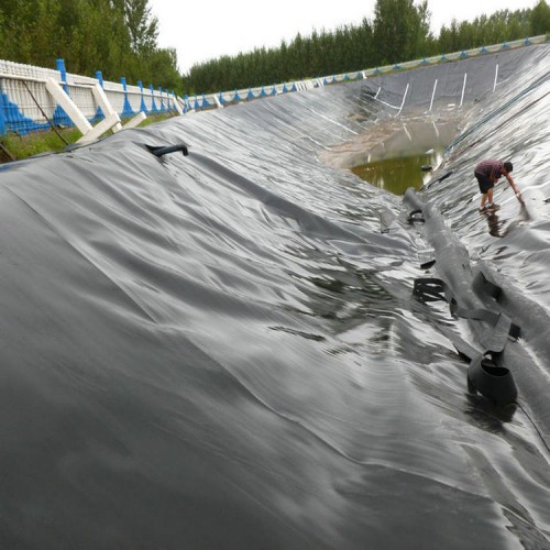 達(dá)州0.75mmHDPE土工膜 景觀湖防滲土工膜0.75mm