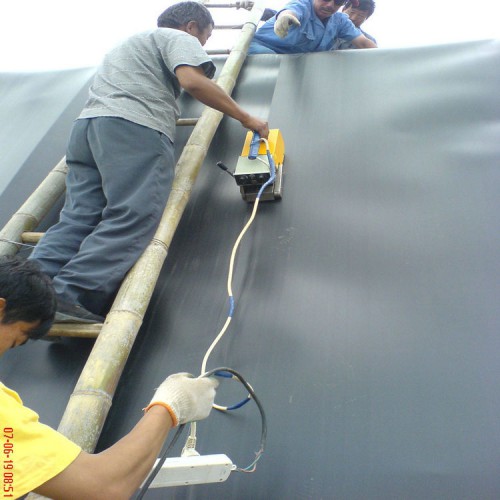 HDPE防滲膜氧化塘工藝設計