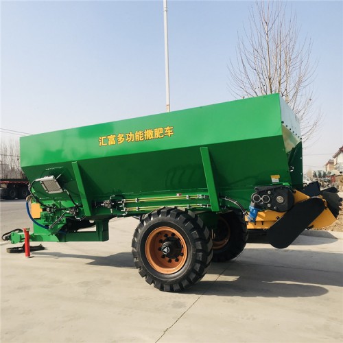 塊狀糞肥撒肥機(jī) 大田農(nóng)用撒肥車(chē) 農(nóng)家肥撒糞車(chē)