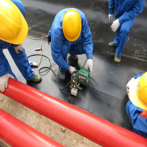 河南周口1.5mmHDPE土工膜 垃圾場(chǎng)用覆蓋膜