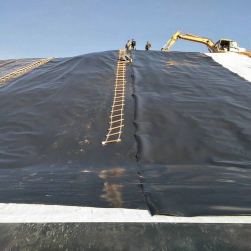 垃圾填埋場泥土覆蓋HDPE土工膜 1.9mmHDPE土工膜性能穩(wěn)定