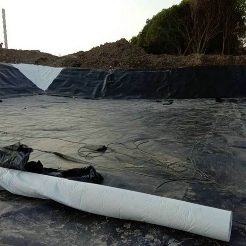 延安養豬場沼液池毛面HDPE土工膜 0.20mmHDPE防滲膜廠家批發價