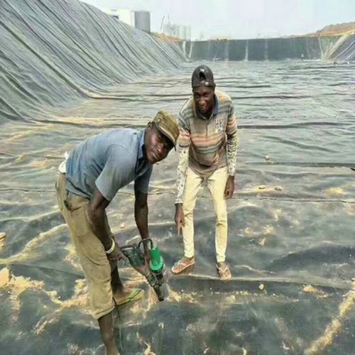 養豬場沼液池毛面HDPE防滲膜 0.25mm土工膜優質商品