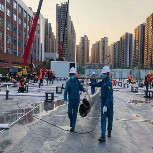 1.1mm土工膜 長絲土工布廠家防水土工布