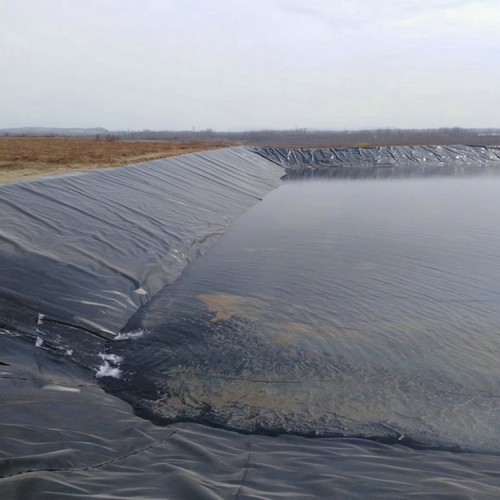 畜牧業(yè)沼液池單毛面HDPE土工膜 光面hdpe土工膜 化工污水池防滲膜