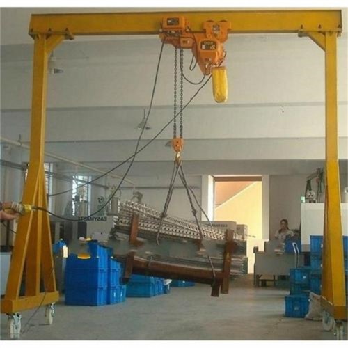 可移動龍門吊360度旋轉 移動單梁龍門架