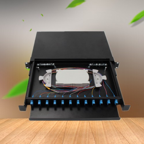 24芯光纜終端盒 光纖配線架內(nèi)部展示