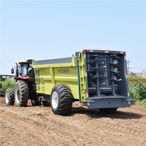 雨林廠家批發牛羊糞粉碎撒肥機 黏濕糞拋糞車
