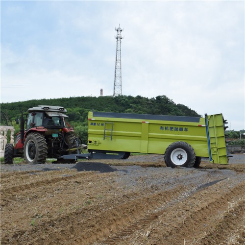 雨林定制小型農家肥揚糞機堆肥撒肥車廠家加工