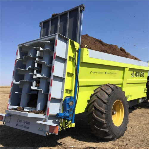 雨林廄肥撒糞機 黏濕糞揚糞機