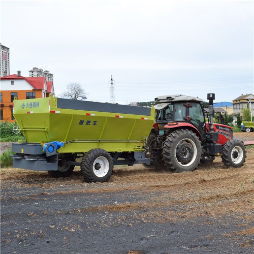 雨林雙圓盤撒肥機 濕糞農家糞撒糞車 廠家定制