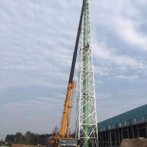 煙筒塔 高度可定制 鋼結(jié)構(gòu)廢氣排放塔 煙筒塔廠家