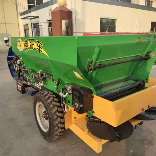 大棚撒糞車 轉(zhuǎn)向靈活的三輪撒肥車