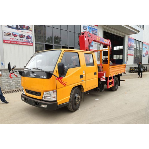 江鈴順達雙排3.5噸隨車吊 藍牌隨車吊 小型隨車吊隨車吊價格