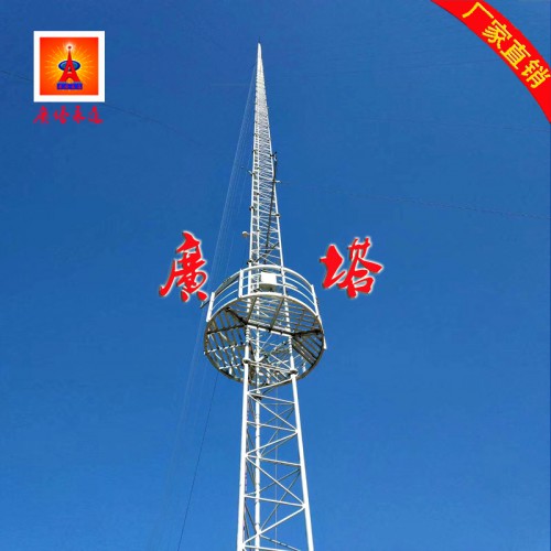120米圓鋼拉線測風塔 四柱鋼管海上測風塔廠家直銷