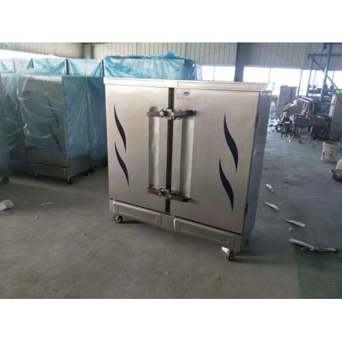 供應推車式發酵箱 食堂電氣兩用雙門蒸箱 饅頭米飯推車蒸飯柜