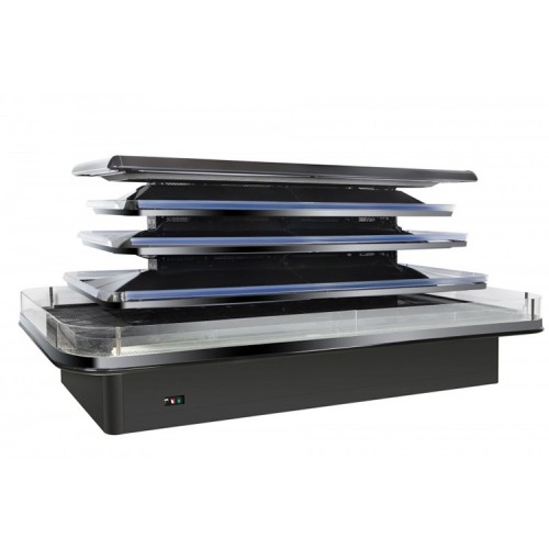 雪迎環形立風風冷展示柜 商用水果展示柜