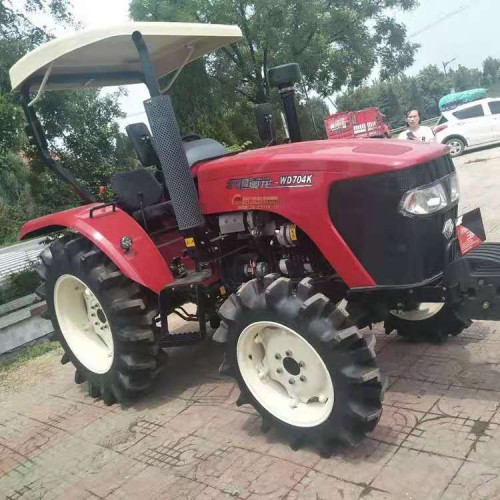 沃得704農用四輪拖拉機 水旱兩用四驅耕地犁地機 現貨