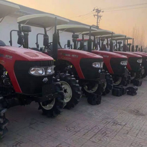 沃得704農用四輪拖拉機 水旱兩用多功能耕地機 現貨