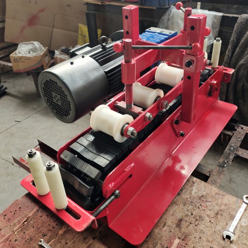 履帶式電纜鋪設機 可調速電機傳送機 180電纜拉線機