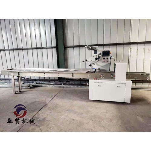 全自動巧克力枕式包裝機 餅干 蛋黃派臥式包裝機 月餅包裝機