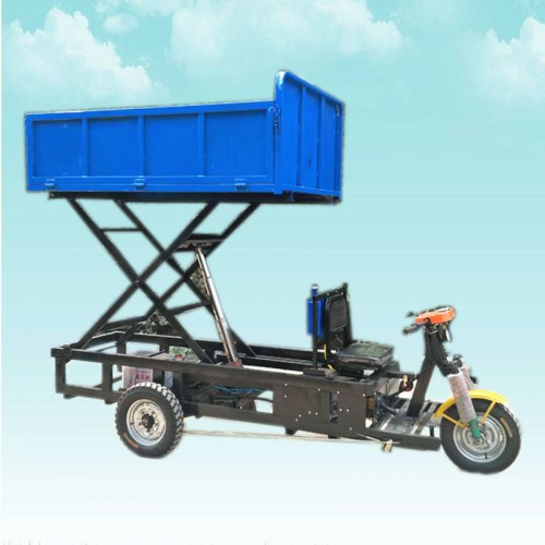 電動升降平臺  果園登高采摘液化運輸車  建筑工地拉磚車