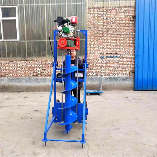 柴油挖坑機 電力螺旋鉆樁機械