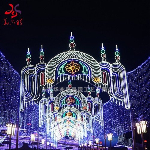 彩燈廠家現貨裝飾燈發(fā)光造型燈旅游度假村燈光秀燈光節(jié)