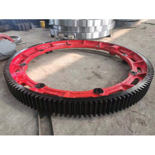 咸寧1.9米石英砂烘干機(jī)大齒輪配件 齒數(shù)156