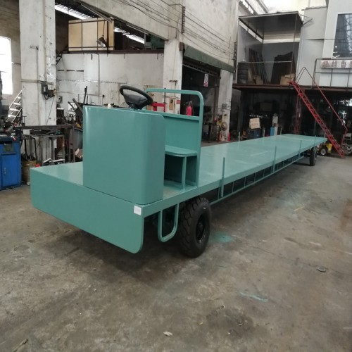 重型電動搬運車   加工定制加長加寬平板車  工業電動拉貨車