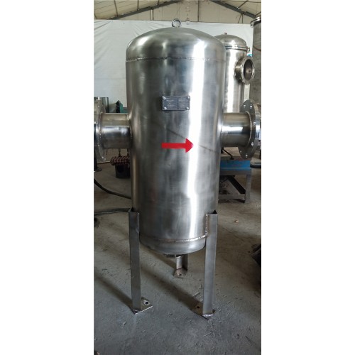 DN500螺旋旋風式水汽分離氣液除水罐油水氣液分離器螺紋連接