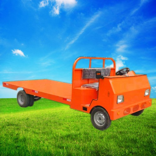 廠區搬運車   倉庫用電動平板車  拉貨載重王可定制