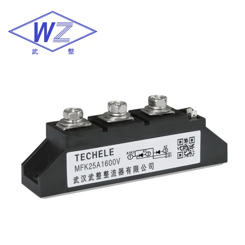 單相晶閘管模塊 MFK25A2200V用于變頻器和電機(jī)軟啟動
