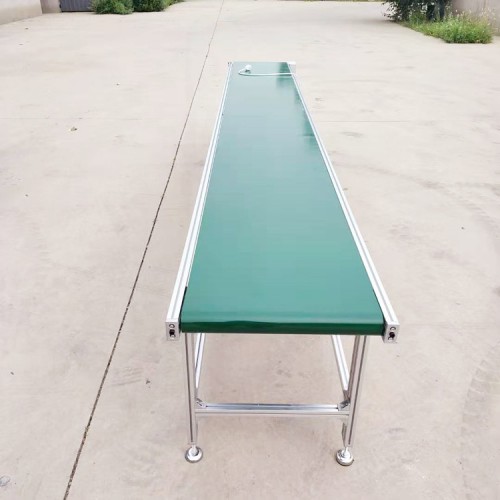 敬賢 璧發(fā)小型皮帶輸送機 鋁型材移動升降帶式皮帶線