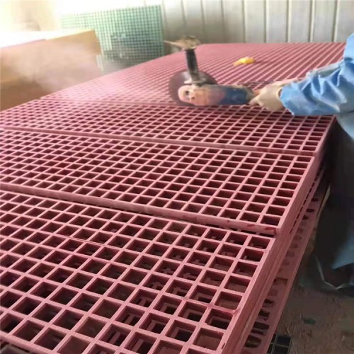 廠家生產玻璃鋼格柵板38*38支撐板玻璃鋼平臺防滑板衡水興晟