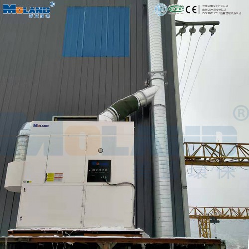 江蘇鎮江車間粉塵治理 等離子切割廢氣凈化系統 工業除塵系統