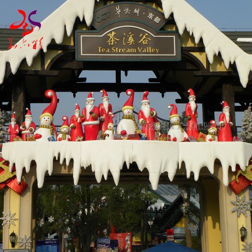 東莞華亦彩人造雪景仿真雪景生產廠家定制雪景場地裝飾布置