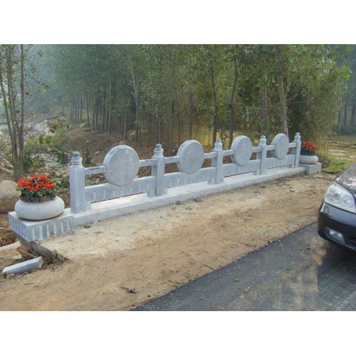 石雕欄板 石欄板廠家 漢白玉石欄板 河道石護(hù)欄