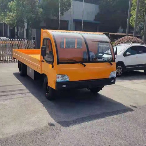 電動平板車  工地倉庫拉貨電瓶車  廠區搬運車