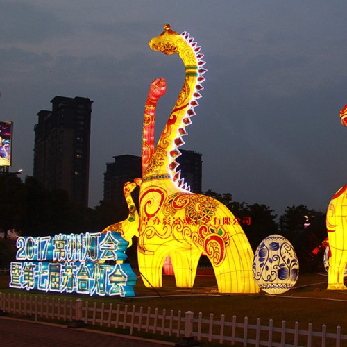 四川自貢花燈廠中秋節(jié)大型戶外氛圍燈會(huì)燈展制作公司