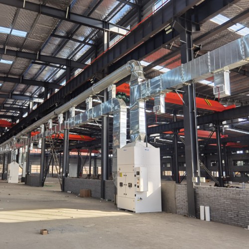 博塔重工配套吹吸式車間集中除塵 工業凈化系統 中央除塵設備