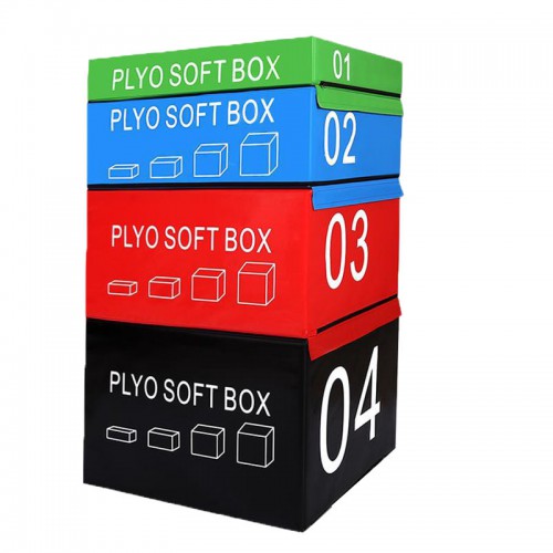 軟體四合一組合跳箱成人兒童健身房彈跳力訓(xùn)練跳箱臺(tái)階漸進(jìn)式跳箱