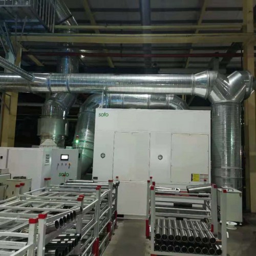 高大車(chē)間集中除塵器 吹吸式焊接集中除塵 廠房整體空氣置換裝置