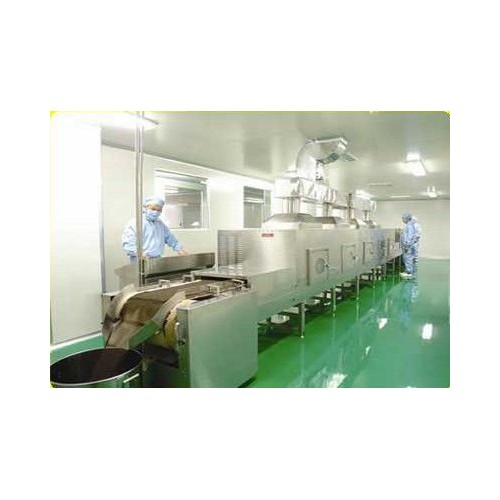 大型全自動微波烘干機_120KW連續式微波烘干設備