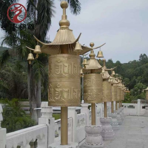 銅雕塑 轉(zhuǎn)經(jīng)筒定制 轉(zhuǎn)經(jīng)筒廠家