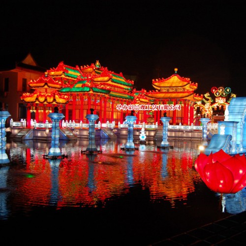 四川自貢燈會燈展制作隊伍源頭廠家公司中秋彩燈國慶燈會定制