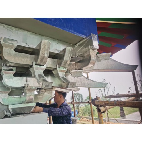 金屬斗拱 仿古斗拱 鋼結構斗拱 鋁合金斗拱 古建筑構件